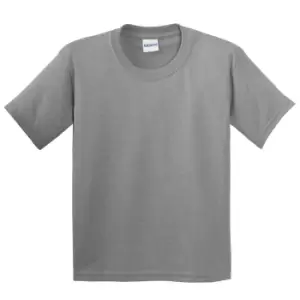 Gildan Childrens Unisex Soft Style T-Shirt (Pack Of 2) (XS) (Sport Grey (RS))