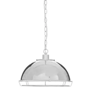 Interiors by PH New Foundry Chrome Pendant Light