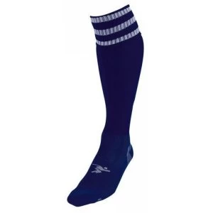 PT 3 Stripe Pro Football Socks LBoys Navy/White