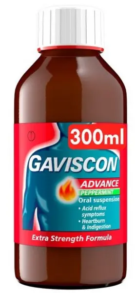 Gaviscon Heartburn & Indigestion Advance Peppermint 300ml