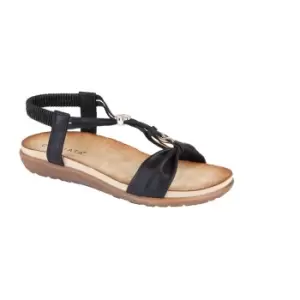 Cipriata Womens/Ladies Zana Sandals (4 UK) (Black)