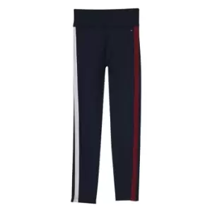 Tommy Hilfiger Global Stripe Sport Tights - Blue