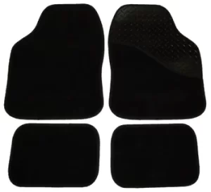 Universal Mat Set With Rubber Drivers Heelpad Black 4 Piece POLCO EQUIP IT UM9