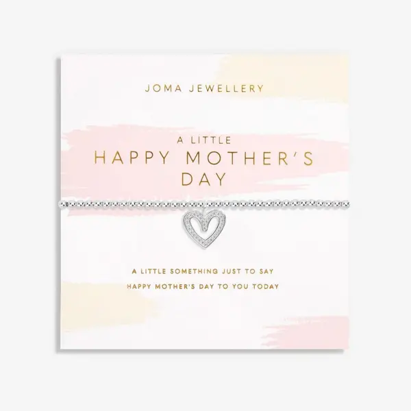 Joma Jewellery Mother&apos;s Day A Little Happy Mother&apos;s Day Silv