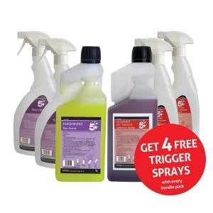 Facilities 1 Litre Floor Cleaner 2 in 1 Toilet Washroom Cleaner FREE