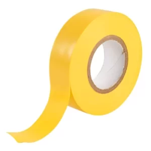 Ultratape Yellow PVC Electrical Insulating Tape 19mm x 20m