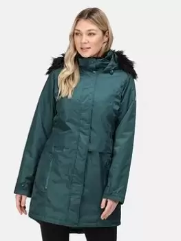 Regatta Lexis Waterproof Insulated Jacket - Dark Green, Dark Green, Size 10, Women