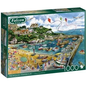 Jumbo Falcon de luxe Newquay Harbour Jigsaw Puzzle - 1000 Pieces