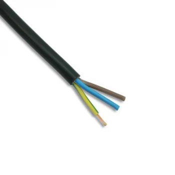 Zexum 2.5mm 3 Core Black Cable Flexible 3183Y - 10 Meter