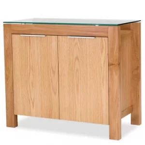 Tribeca Solic White Oak Sideboard