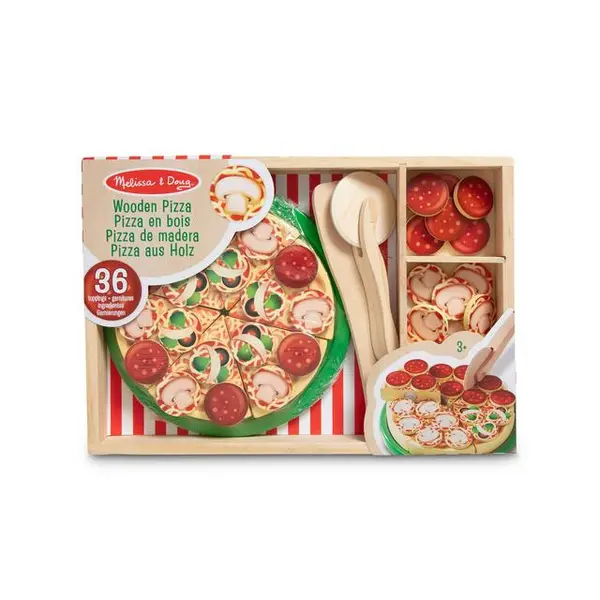 Melissa & Doug Wooden Pizza, Durable