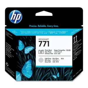 HP 771 Photo Black and Light Grey Printhead