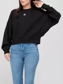 adidas Originals Sweatshirt - Black, Size 8, Women