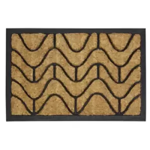 JVL 40x60cm Heavy Duty Coir Tufffscarpe - Waves