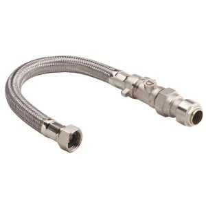 Flexible Tap Connector with Valve Dia22mm Dia34 L300mm