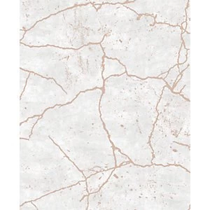 Superfresco Easy Kintsugi Rose Gold Decorative Wallpaper - 10m