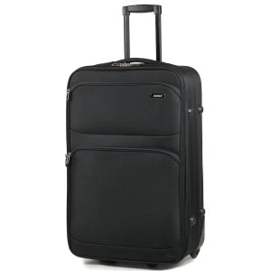 Members Topaz Expandable Black Suitcase