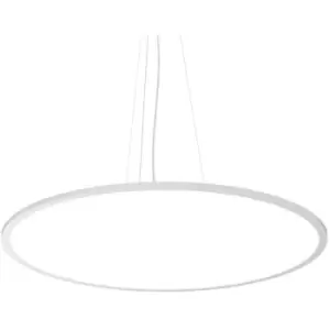 Ideal Lux Lighting - Ideal Lux fly 90cm Integrated LED Pendant Ceiling Light White, 3000K, IP40