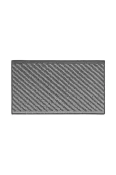 Stellar Machine Washable Latex Backed Doormat, 40x70cm, Grey