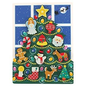 Melissa and Doug Chunky Puzzle Christmas Tree 2 years