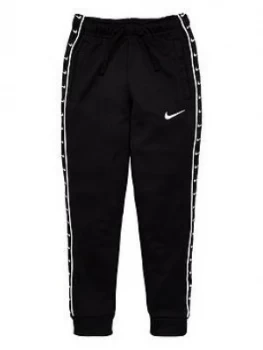 Nike Sportswear Older Boys Swoosh Tape Joggers - Black