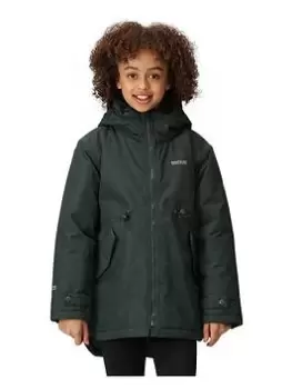 Regatta Girls Violane Waterproof Jacket - Khaki, Size 7-8 Years, Women