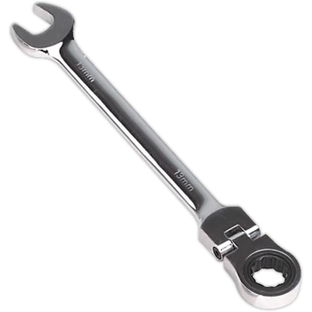 Sealey Flexible Head Ratchet Combination Spanner Metric 13mm