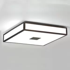 Astro Mashiko - 4 Light Bathroom Flush Ceiling Light Painted Bronze IP44, E27