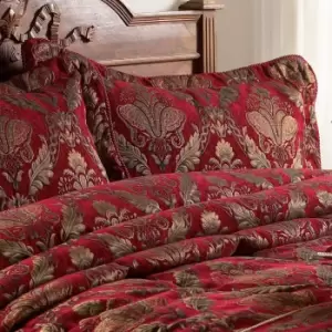 Shiraz Pillow Sham Burgundy