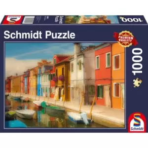 Schmidt Bright Houses, Island of Murano 1000 Piece Jigsaw Puzzle