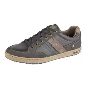 Route 21 Mens PU Casual Shoes (7 UK) (Dark Brown)