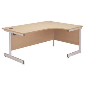 Jemini Beech 1800mm Right Hand Radial Cantilever Desk KF838054