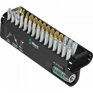 Wera Bit-Check 30 Wood 1 05057433001 Bit set 30 Piece Pozidriv, Phillips, TORX socket