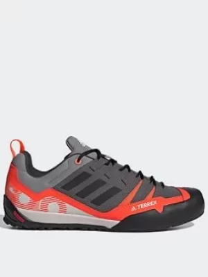 adidas Terrex Swift Solo Approach Shoes, Grey/Black, Size 10, Women