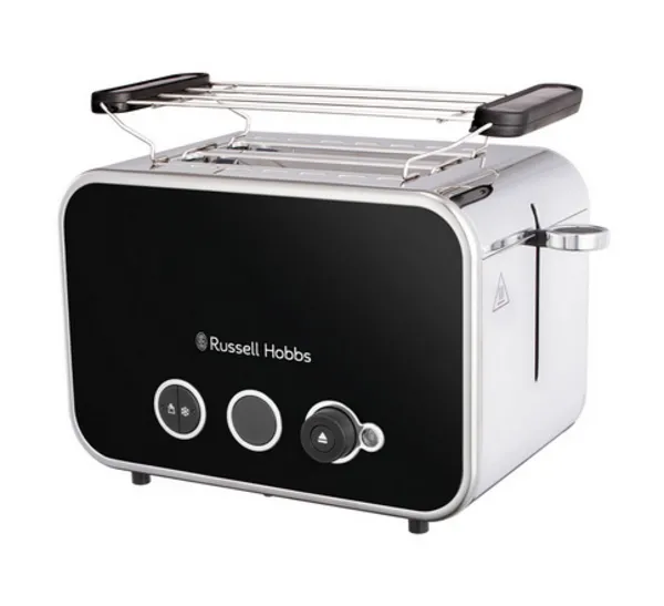 Russell Hobbs Distinctions Kettle &#38; 2 Slice Toaster Black 26420BU 26420BU