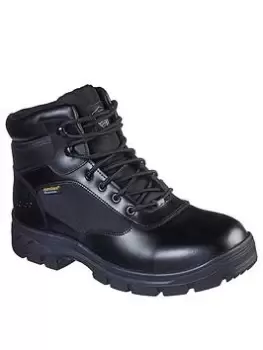 Skechers Safety Wascana Work Boots - Black, Size 10, Men