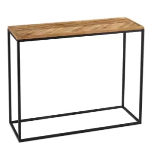 Chevron Console Table