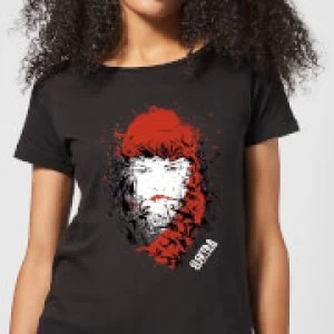 Marvel Knights Elektra Face Of Death Womens T-Shirt - Black - 3XL - Black