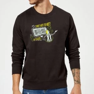 Beetlejuice The Ghost With The Most Sweatshirt - Black - 5XL