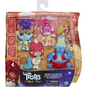 Trolls World Tour Lonesome Flats Tour 4 Figure Pack