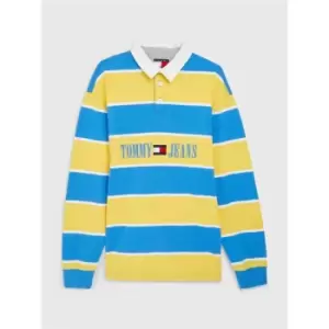 Tommy Jeans Acid Rugby Polo Shirt - Yellow