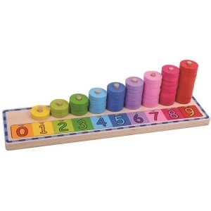 Wooden Counting Stacker Activity Toy