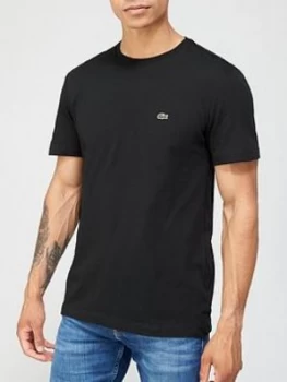 Lacoste Mini Croc T-Shirt - Black, Size L, Men