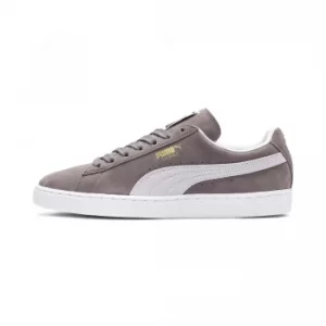 Womens PUMA Suede Classic+ Trainers, Steeple Grey/White, size 3.5, Shoes