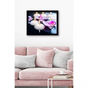 SC0818 Multicolor Decorative Framed MDF Painting