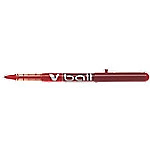 Pilot V-Ball 05 Rollerball Pen Fine 0.3mm Red Pack of 12