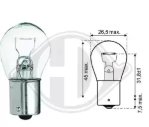 DIEDERICHS Light Bulbs VW,AUDI,MERCEDES-BENZ LID10047 191953050C,1H0953049B,1H0953050B Bulb, indicator 2D0945095c,J9913211210,N0177102,N0177322