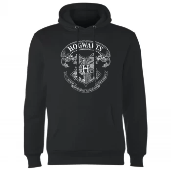 Harry Potter Hogwarts Crest Hoodie - Black - XXL