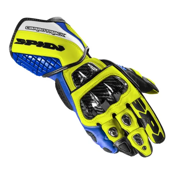 Spidi Carbo Track Evo Blue Yellow S