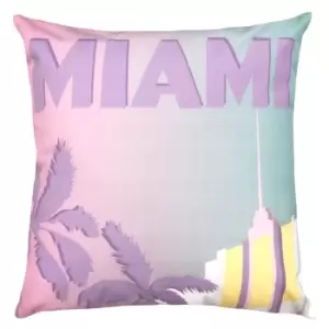 Miami Outdoor Cushion Multi / 43 x 43cm / Polyester Filled